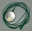 Une électrode de terre ronde   (terre patient)
